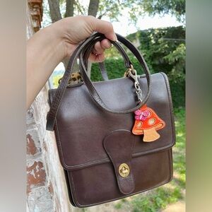 Coach Brown Leather Shoulder Bag